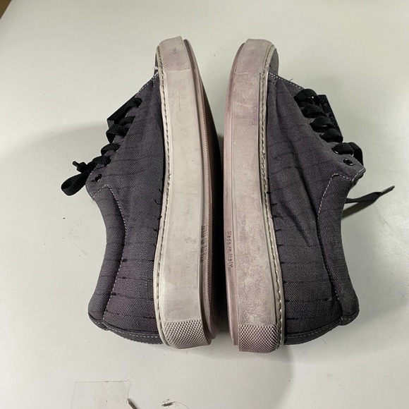 Acne Studios Adriana Striped Canvas Low Sneakers Women's Size 8.5 - Picture 6 of 8